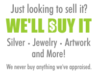 We Buy Silver Jewelry Antiques Artwork and More